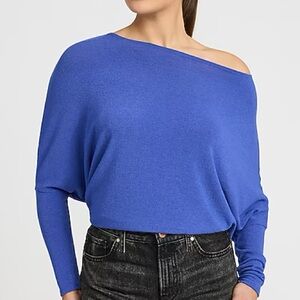 Express Blue Lightweight Sweater